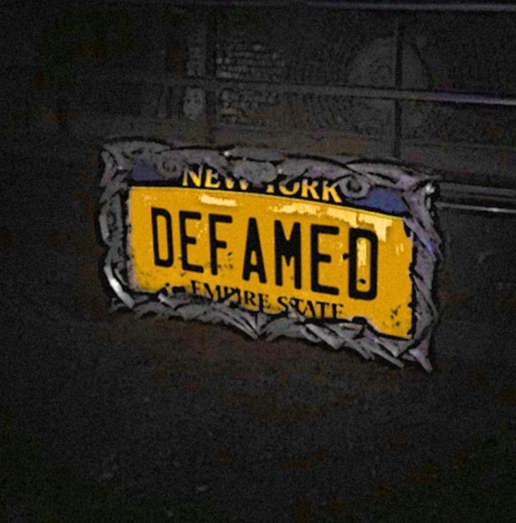 Cover art for DEFAMED