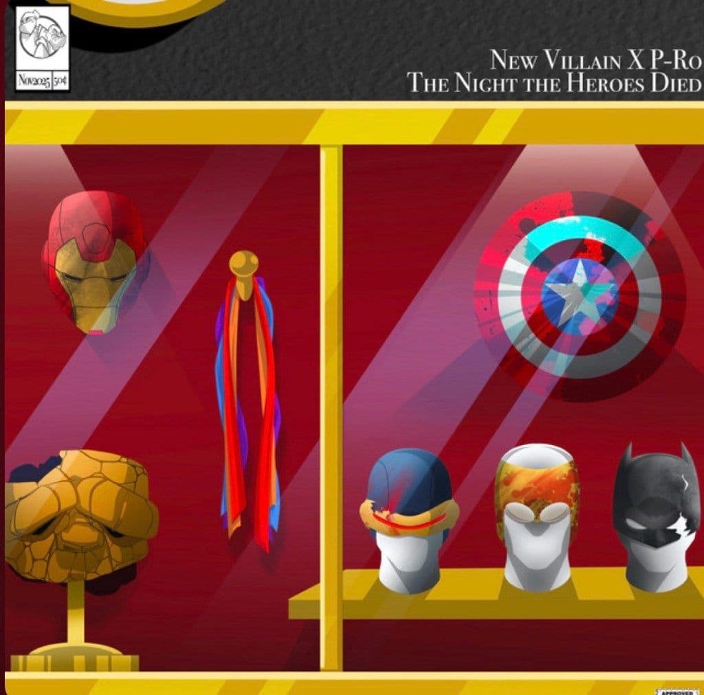 Cover art for The Night The Heroes Died